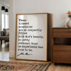 These blessed mountains are so compactly filled with God’s beauty... John Muir Quote Typography Art Print,  My First Summer in the Sierra