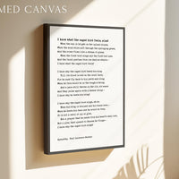 FRAMED CANVAS