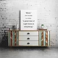 Still, a great deal of light falls on everything. Van Gogh Quotes,  Typography Print - Home Wall Decor - Inspirational Minimalist