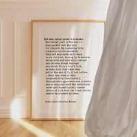 Henry David Thoreau Quote -  But men labor under a mistake. The better part of the man...  Typography Art Print - Walden - Economy - 1854