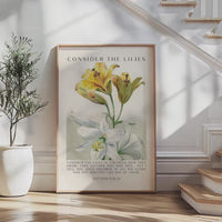 Consider the Lilies,  Scripture Wall Art - Matthew 6 28–29 Verse