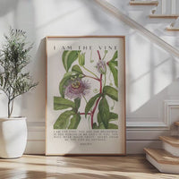 I Am The Vine,  You Are the Branches,  Mary Walcott Maypop,   John 15:5,  Art Print
