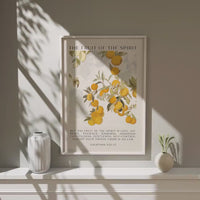 Fruit of the Spirit,  Is love, joy, peace, patience, kindness,  Galatians 5:22•23,  Art Print