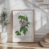 I Am The Vine,  You Are the Branches,  Mary Walcott Maypop,   John 15:5,  Art Print