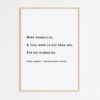Mere Dandelion, A Foul Weed Is All They See, For Me, Wishes Be - Haiku Poem - Typography Art Print