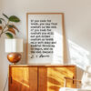 If you look for truth, you may find comfort in the end. • C.S. Lewis Quote • Mere Christianity • Typography Art Print