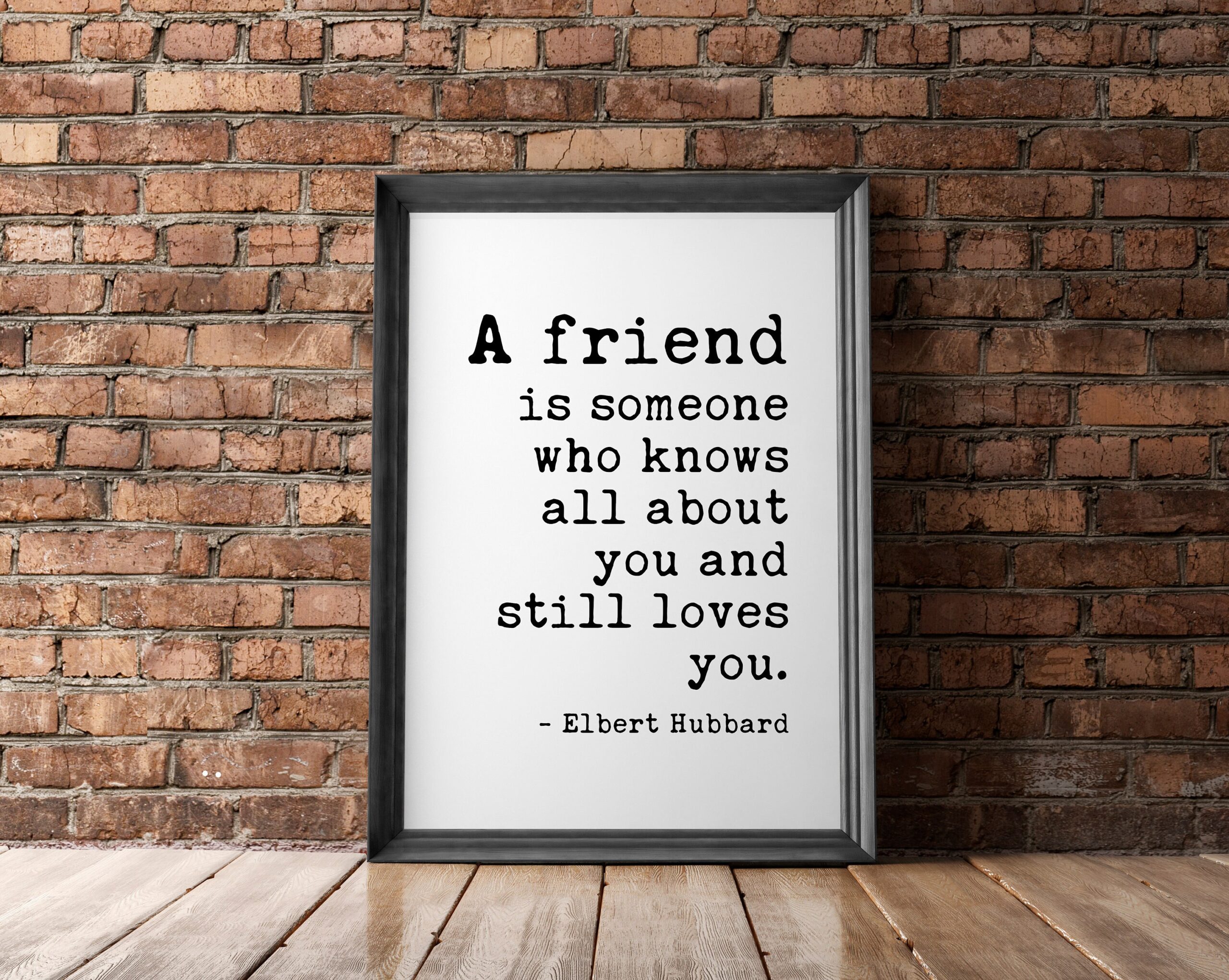 Best Friend Quotes Frames - Best Friend Frame with Quotes - Unique Quotes  Birthday Gift Ideas for Best Friend - (13.6 X 10.6 Inches) Paper Print -  Abstract, Typography, Art & Paintings