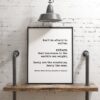 Don’t be afraid to suffer; return that heaviness to the earth’s own weight; – Rainer Maria Rilke - Typography Print - Minimalist Art Decor