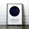 Night, guardian of dreams, Now wanders through the land; The moon, a lily white, Blossoms within her hand.  - Rainer Maria Rilke Typography