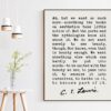 C.S. Lewis quote -Ah, but we want so much more. Art Print - The Weight of Glory - Religious Quotes - Inspirational - Spiritual