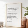 ee cummings Quote - I Carry Your Heart with Me ( I Carry it in My Heart) Art Print- Handwritten Love Poem, Wedding Gift, Quote, Friendship