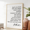 Charles Spurgeon Quote - Don't you know that day dawns after night, showers displace drought ... for God will not fail you! Art Print
