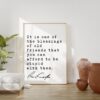 Ralph Waldo Emerson Quote - It is one of the blessings of old friends that you can afford to be stupid with them. Art Print - Friendship