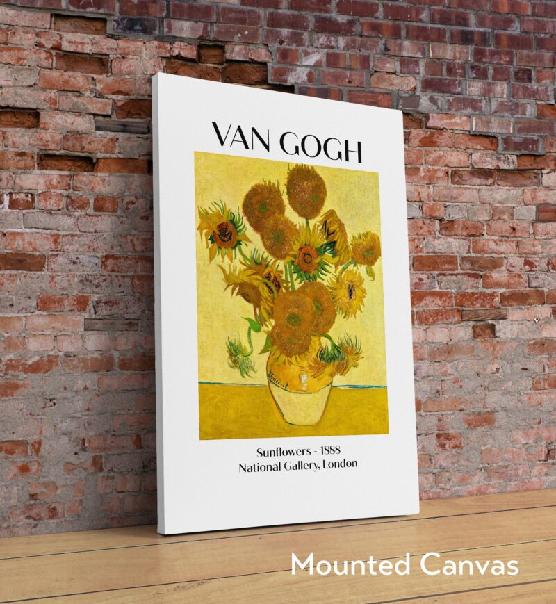 Vincent Van Gogh - Vincent van Gogh's Sunflowers (1888) Fine Art Print - National Gallery. London  - Still Life - Van Gogh Art