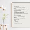 E.E. Cummings Poem - Your Little Voice Typography Art Print - Love - Wedding - Poetry
