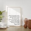 Nothing Gold Can Stay - Robert Frost Poem Typography Art Print - Nature’s first green is gold, Her hardest hue to hold.