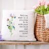 Tell me, what is it you plan to do with your one wild and precious life? Mary Oliver  - Premium Pillow - Home Decor - Inspirational