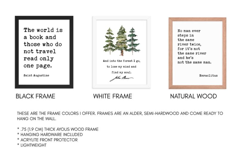 I wish I were a girl again, half savage and hardy, and free. - Emily Brontë, Wuthering Heights Typography Print - Book Quotes Art Print - Image 3