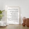 May today there be peace within. Saint Terese of Liseaux Typography Art Print - Home Wall Decor - Minimalist Decor - Inspirational Quote