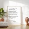 E.E. Cummings Poem - My Love is Building a Building. Typography Art Print - Wall Art - Gift Idea - Love