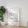 Mark Twain Quote - To get the full value of joy you must have someone to divide it with. Typography Art Print - Love - Wedding - Anniversary