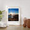 For whatever we lose (like a you or a me) it’s always ourselves we find in the sea. – e.e. cummings - Art Print - Cape Kiwanda Oregon Sunset