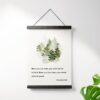 Proverbs 3:24 - When you lie down, you will not be afraid; When you lie down, your sleep will be sweet. Hanging Canvas Frame Art - Christian