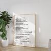since feeling is first Poem by e.e. cummings Typography Art Print