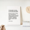 In the midst of winter, I found there was, within me, an invincible summer... Albert Camus Poem Quote Low Profile Mounted Canvas Art Print