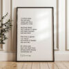 2 little whos (he and she) - E.E. Cummings Poem with Typography Art Print