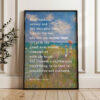 When anxious, uneasy and bad thoughts come, I go to the sea. - Rainer Maria Rilke Quote Typography Art Print with Monet Cliff Walk Pourville