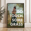 Go Touch Some Grass Typography Art Print featuring The Yellow Jacket (1879) by Winslow Homer.