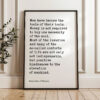Henry David Thoreau Quote, Men have become the tools of their tools. Money is not required to buy one necessity... Typography Art Print