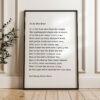 It Is The Hour • George Gordon Byron Poem • Typography Art Print