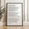 She Walks In Beauty • Lord George Gordon Byron Poem • Typography Art Print