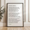 She Walks In Beauty • Lord George Gordon Byron Poem • Typography Art Print