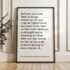 Believe in a love that is being stored up for you like an inheritance... - Rainer Maria Rilke Quote Typography Art Print