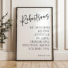 Be Devoted to One Another in Love, Romans 12:10 • Personalized with Name • Typography Art Print • Christian • Wedding • Anniversary