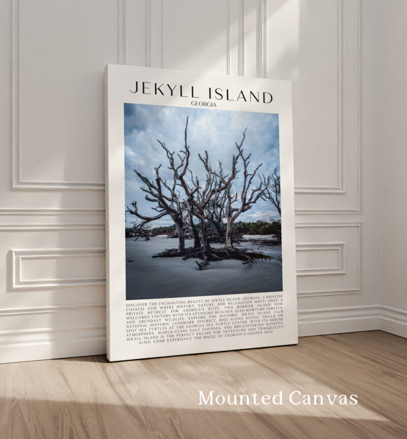 Jekyll Island, Georgia Typography Art Print • Driftwood Beach • Photo • Travel - Image 2