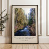 Rivers know this: there is no hurry. We shall get there some day. A.A. Milne Quote Typography Art Print • Silver Falls State Park • Oregon